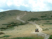 monica_starts_up_the_big_hill